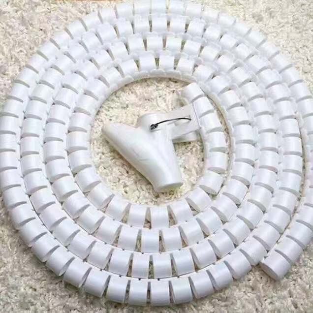 電線纏繞管-白色